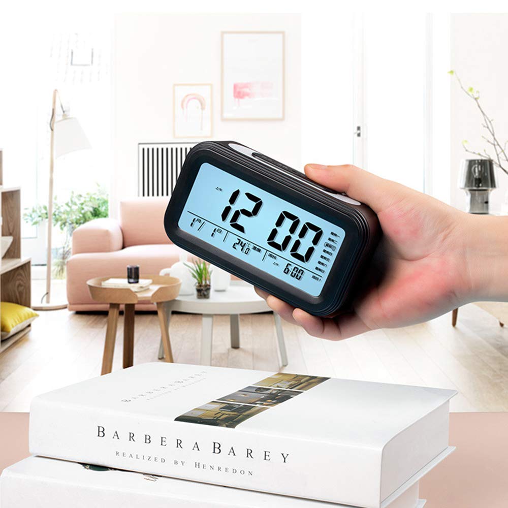 Amazon.co.jp: 1個 スマート 目覚まし時計 ミュート 電子アラーム